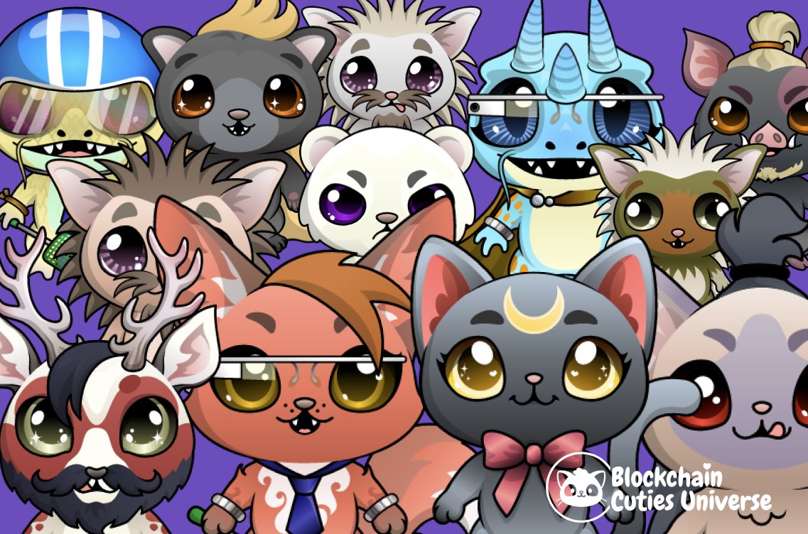 BlockchainCutie's tweet photo. 🐾💥 The latest #BlockchainCuties NFTs are too cute to miss! Catch them on the market now. 
➡️ NFTsMarket: https://t.co/1lzTM4BHyl https://t.co/huFOcvHhLc