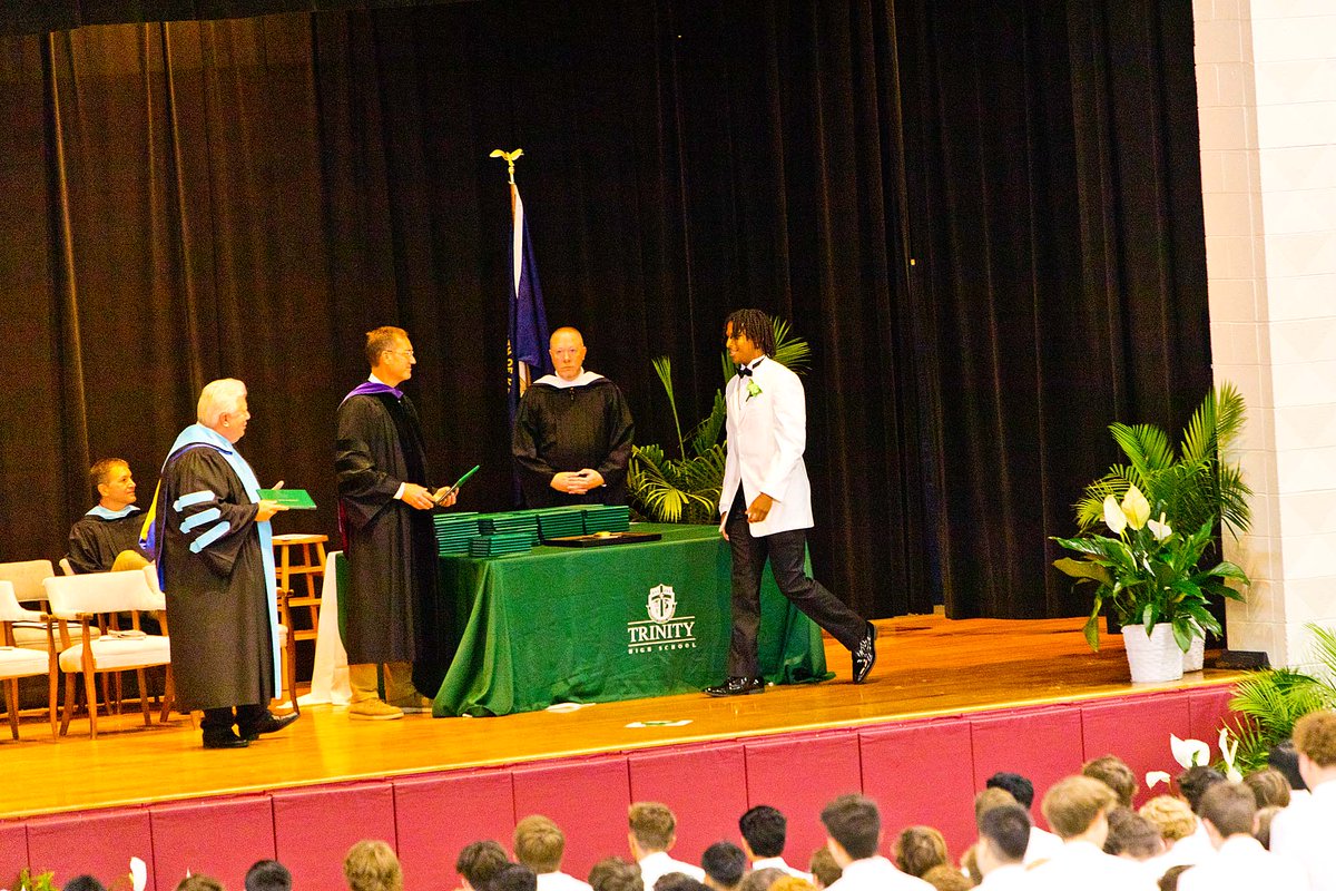 Another Chapter complete! <a href="/cameronmcclain0/">Cam McClain</a> Offically a Trinity HS graduate.