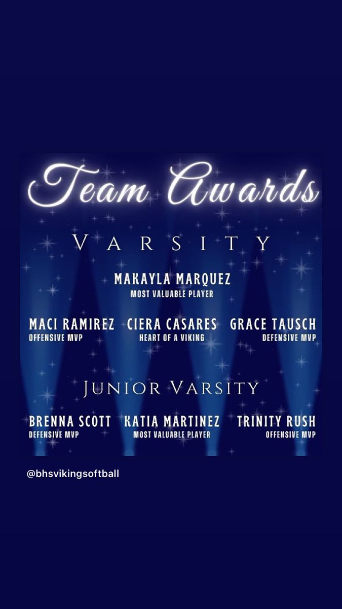 Our team awards this year went to these amazing girls. #bryansoftball #boardtheship #govikes <a href="/BryanISD/">Bryan ISD</a> <a href="/LaneBuban/">Bryan High School</a> <a href="/BryanISDSports/">Bryan ISD Athletics</a>