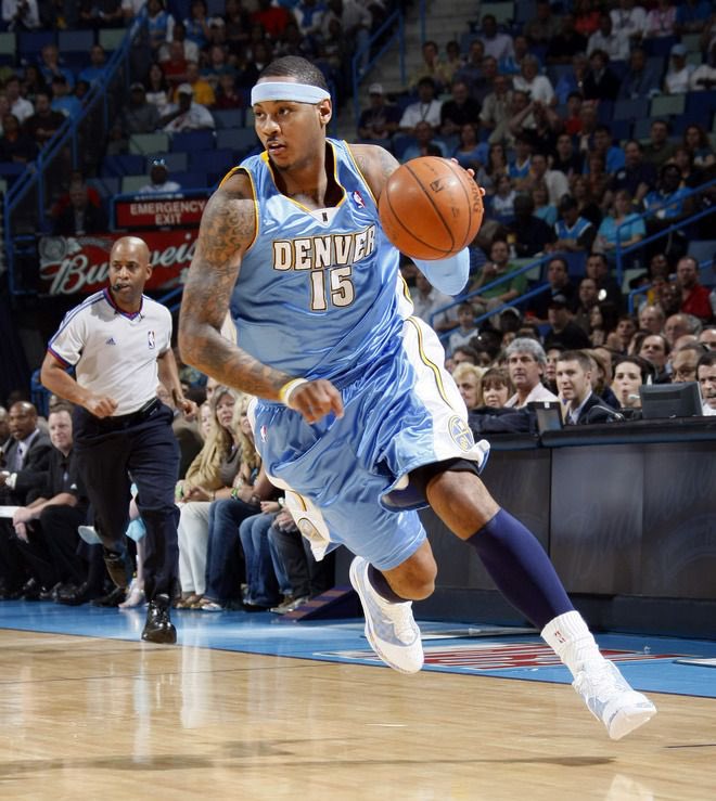 I picked up a basketball wanting to be like 15 from Denver. For the triple threat game, stare down 3s, post work, 1 dribble pull ups. For being the prototype. Thank you. <a href="/carmeloanthony/">Carmelo Anthony</a>