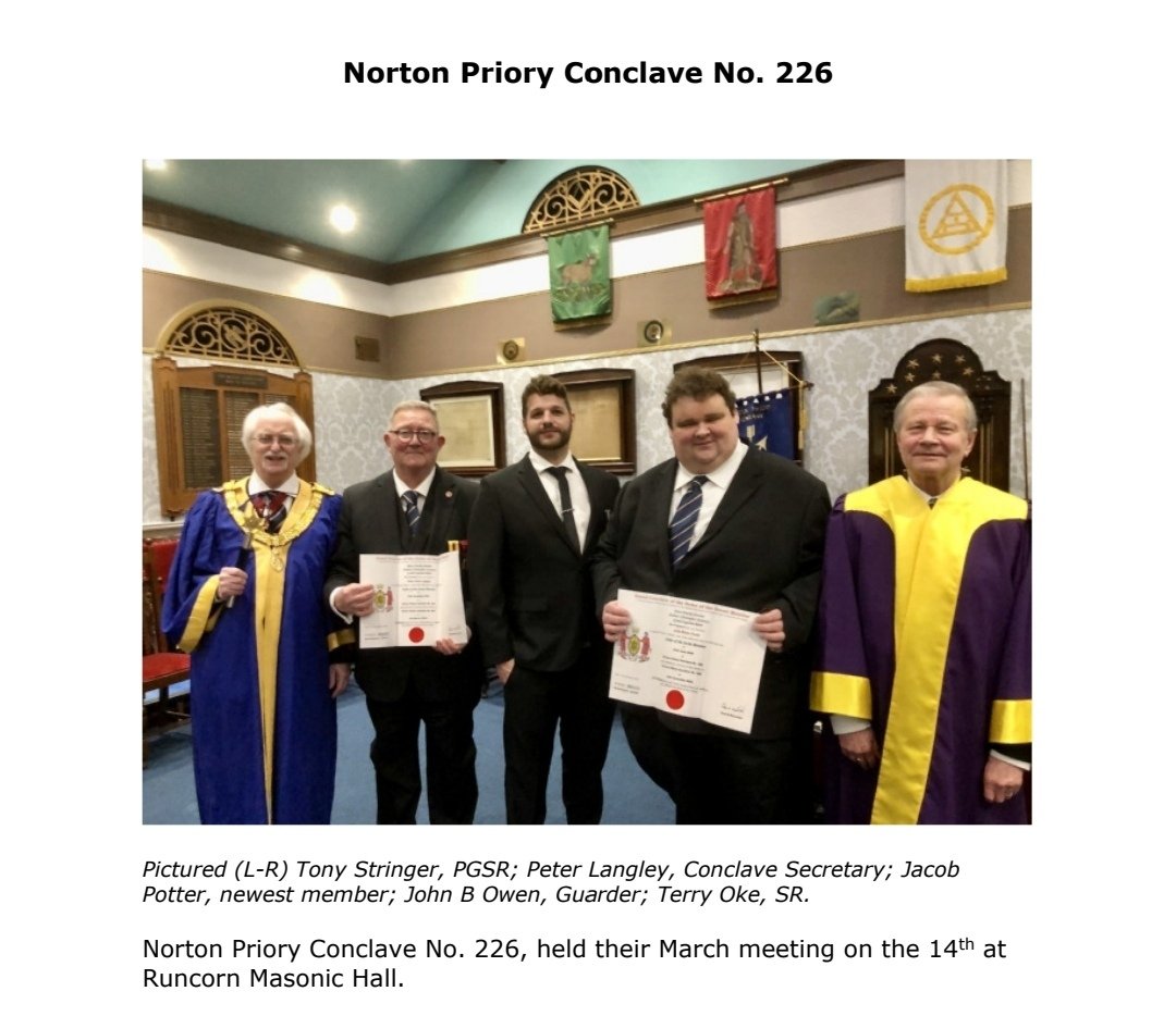 Cheshire_NWales's tweet image. #OrderoftheSecretMonitorMonday

@MarkMasonsHall
@PGLNorthWales
@PgmCheshire

#Osm
#scarletcord