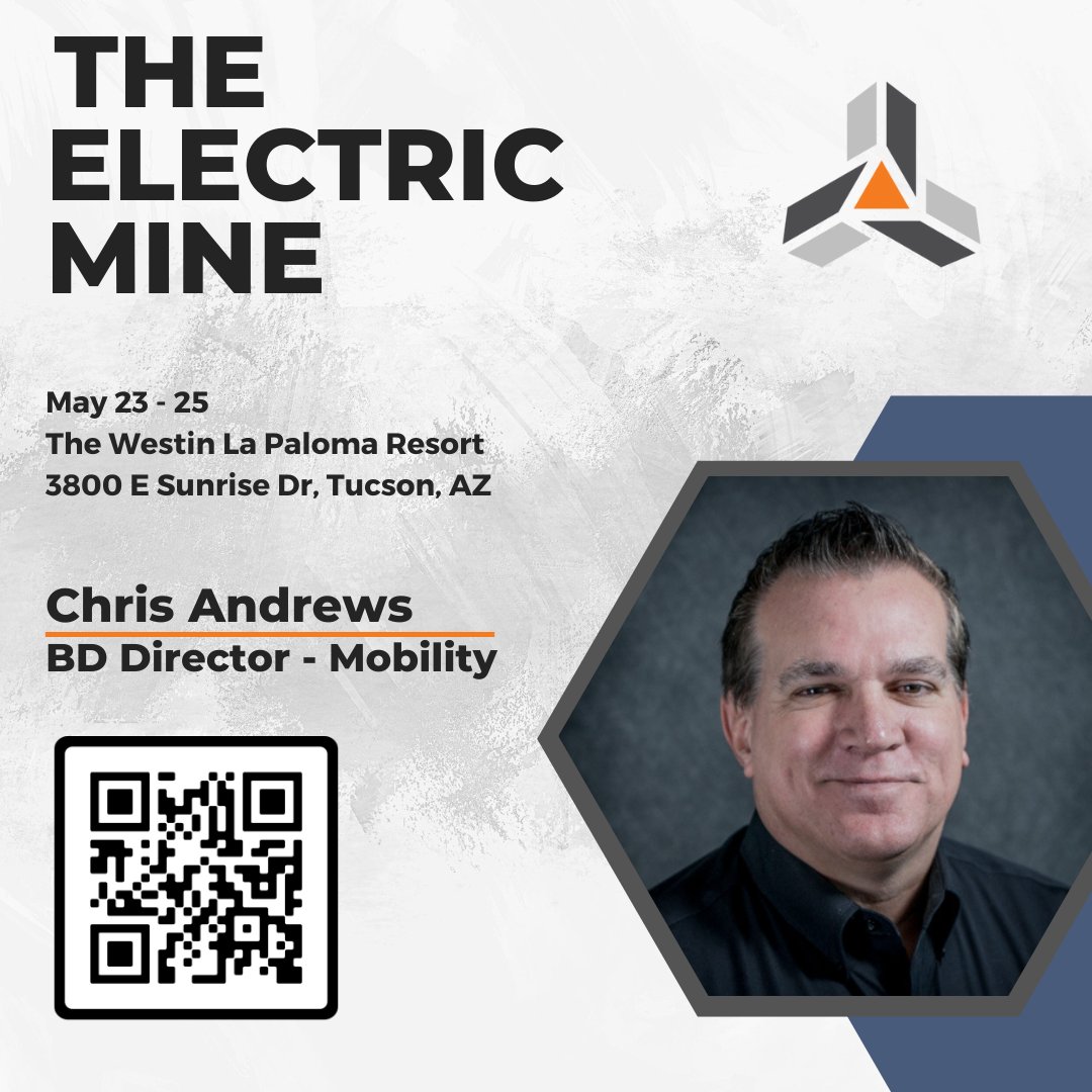 This week Pratt Miller’s director of New Mobility, Chris Andrews, will be walking The Electric Mine Conference in Tucson, AZ. Please don’t hesitate in messaging him if you’d like to talk mining transformation. Scan the QR code below or click the link in the description to access…