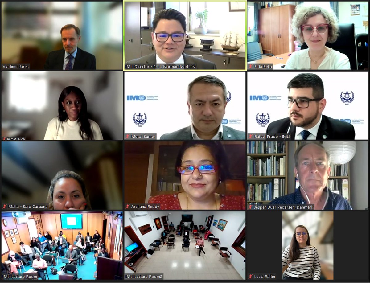 IMOIMLI's tweet image. Now@IMLI: Mr. Vladimir Jares (Director, DOALOS) lecturing on “United Nations and Ocean Governance–The Present &amp;amp; The Future” to IMLI Class of 2022-2023 &amp;amp; external participants
#IMLI #IMO #DOALOS #creatingcloserlinks #serving_the_rule_of_international_maritime_law #LongLiveIMLI