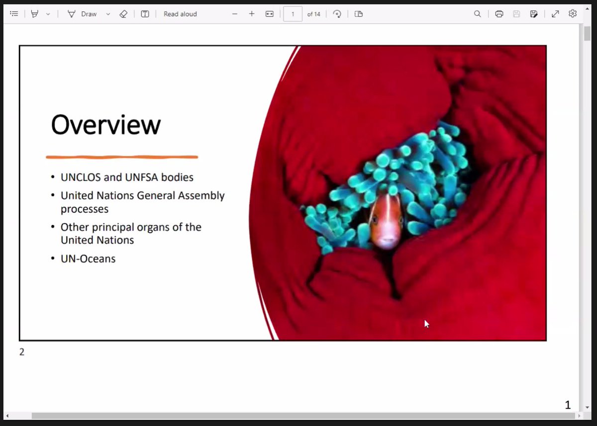 IMOIMLI's tweet image. Now@IMLI: Mr. Vladimir Jares (Director, DOALOS) lecturing on “United Nations and Ocean Governance–The Present &amp;amp; The Future” to IMLI Class of 2022-2023 &amp;amp; external participants
#IMLI #IMO #DOALOS #creatingcloserlinks #serving_the_rule_of_international_maritime_law #LongLiveIMLI