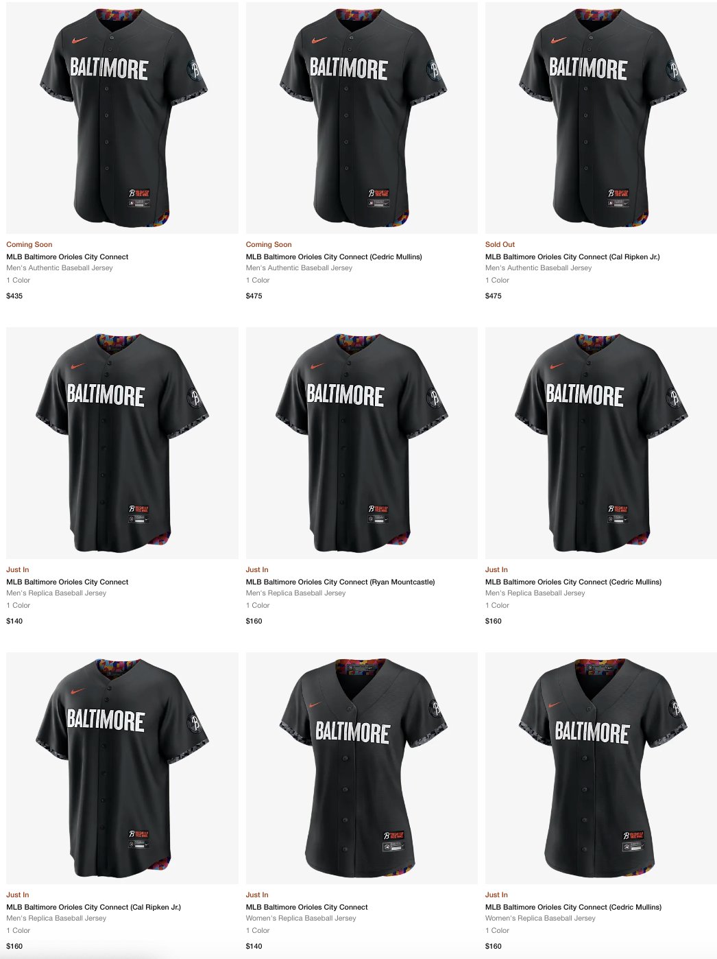 Baltimore Orioles MLB Nike Raglan Shirt