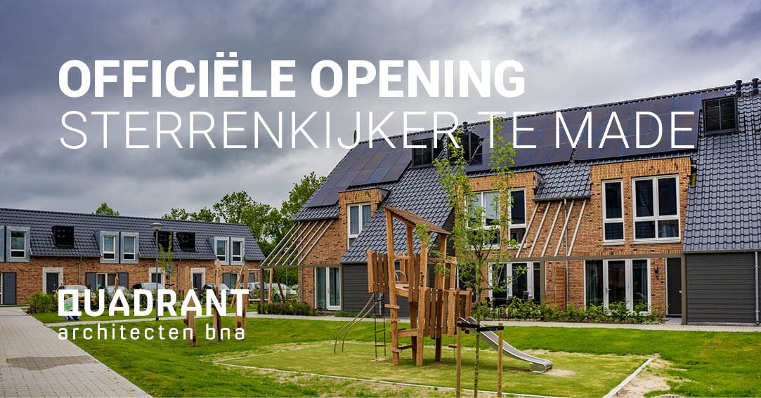 QuadrantArch's tweet image. OFFICIËLE OPENING - Op 15 mei is in Made officieel de groene wijk Sterrenkijker geopend, een project van #ZwaluweBouw
 
qarch.nl/nieuws/officie…

#architectuur #nieuwbouw #made #sterrenkijker #koopwoningen #huurwoningen #woonvizier