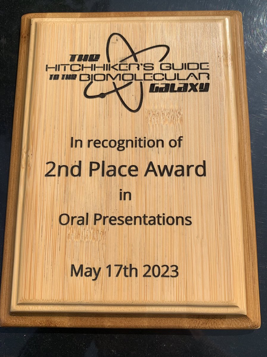 While the boss was away at #ASPET2023, recent grad <a href="/Harry_Mcnabbs/">Harry McNabb, PhD</a> rocked it at the Hitchhikers symposium back home!!!
