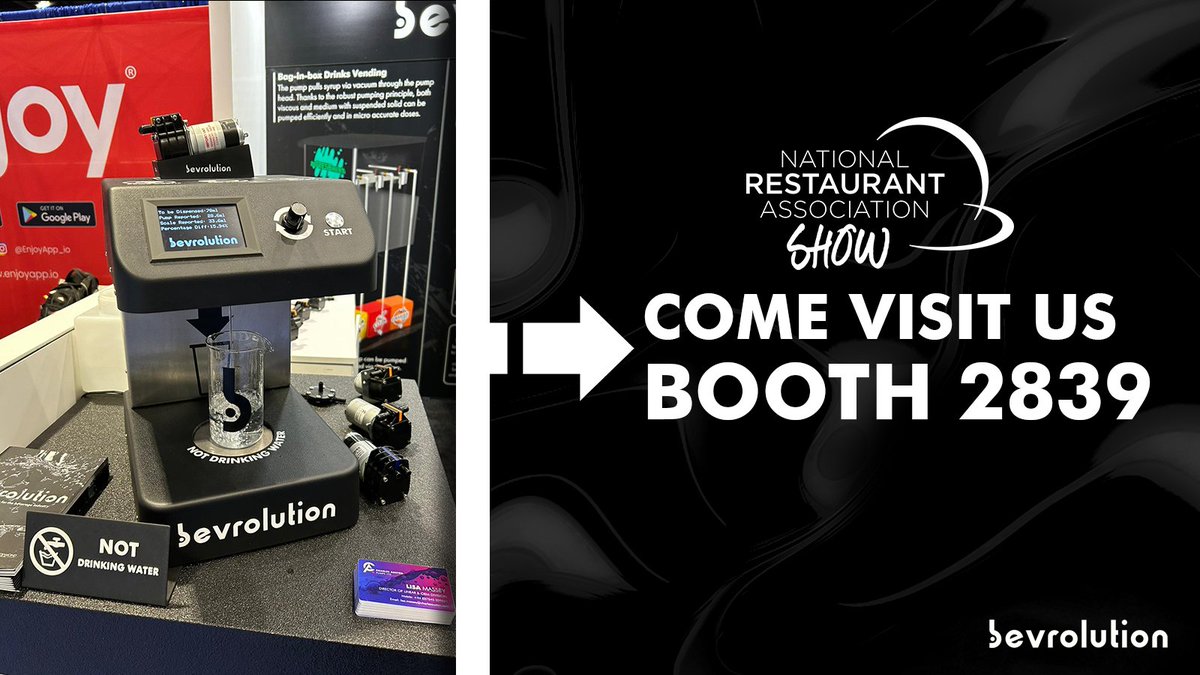 We're underway at the National Restaurant Association Show 2023!
Come and say hello to our friendly team at Booth 2839 and check out the RD1 Pump in action 👋

#NationalRestaurantAssociation #chicago #pumps #bevrolution