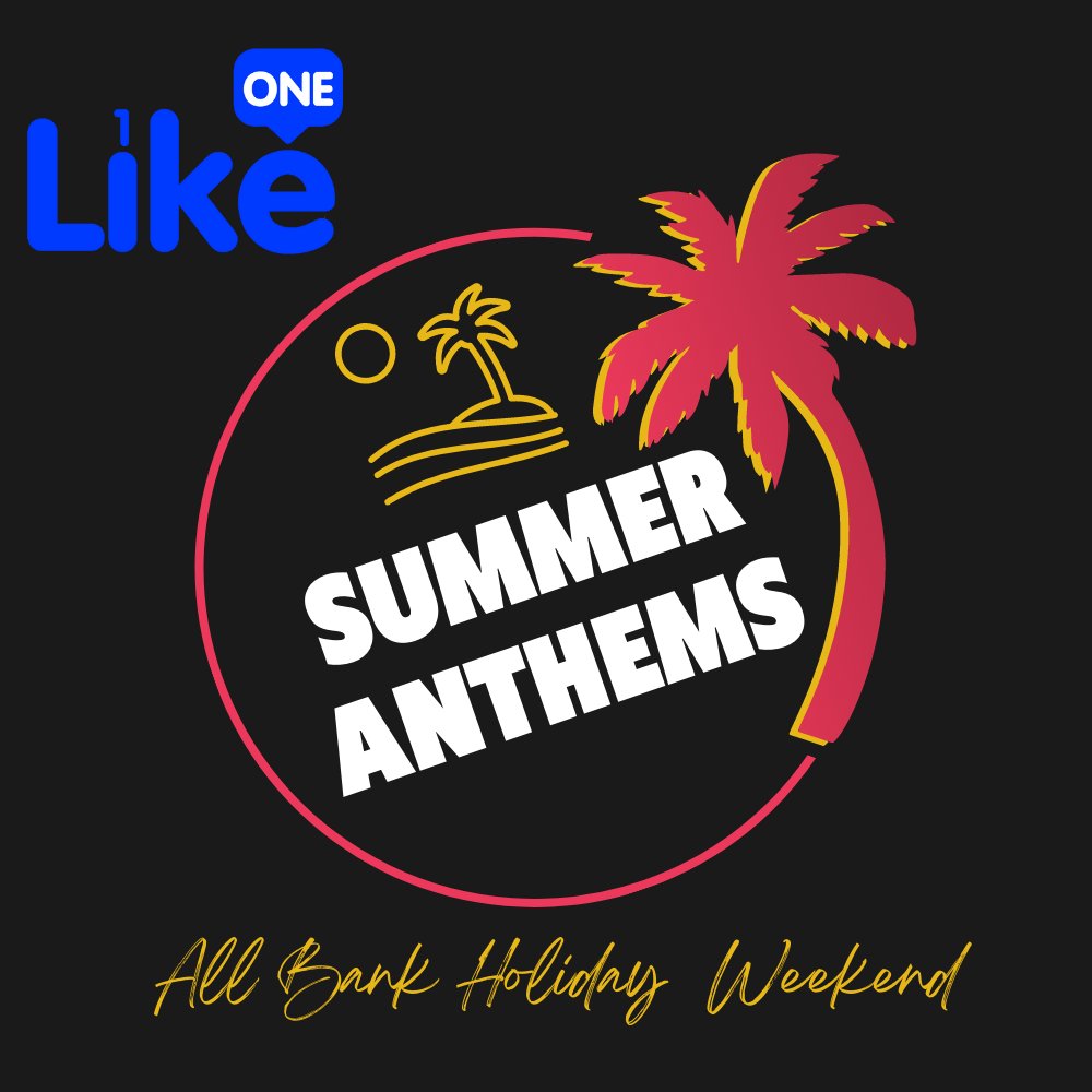 This weekend it's all about the #summeranthems on #likeone get those summer vibes this weekend.

Listen Live Here like.radio