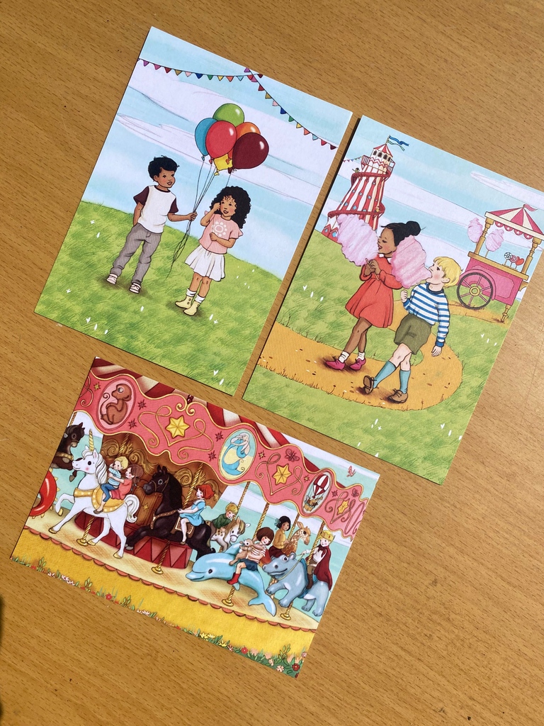 belleandboo's tweet photo. The Fair has set up for the summer!
Pop to our website for The Fairground Postcard Collection. Also available in Build Your Own Bundles. 🍭
#postcards #postcrossing #snailmailrevolution #postcardlover
https://t.co/WHV1ghJA63 https://t.co/ASIWem1bx6