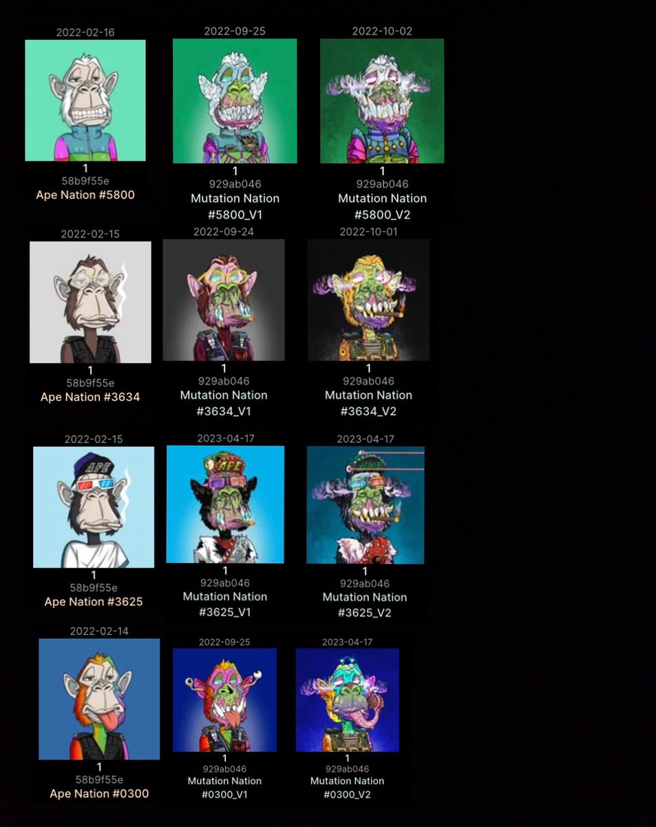 BobbyDigital860's tweet image. @Ape_NationNFT #MutationMonday #weAreMutationNation