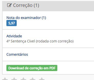 brunanegreiros's tweet image. Nota do simulado… imagina se isso acontece na prova? #tjsp #segundafase