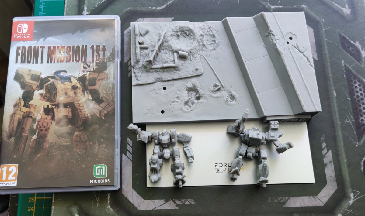 BartolBB's tweet photo. Front Mission 1st Remake Exclusive! Thank you for a wonderful gift /Dziękuję za wspaniały prezent! 🤖❤️ @ForeverEntert @ForeverLTD_Main @FrontMissionRM @Microids_off @SquareEnix #MyLimited https://t.co/0rbSKO8efg