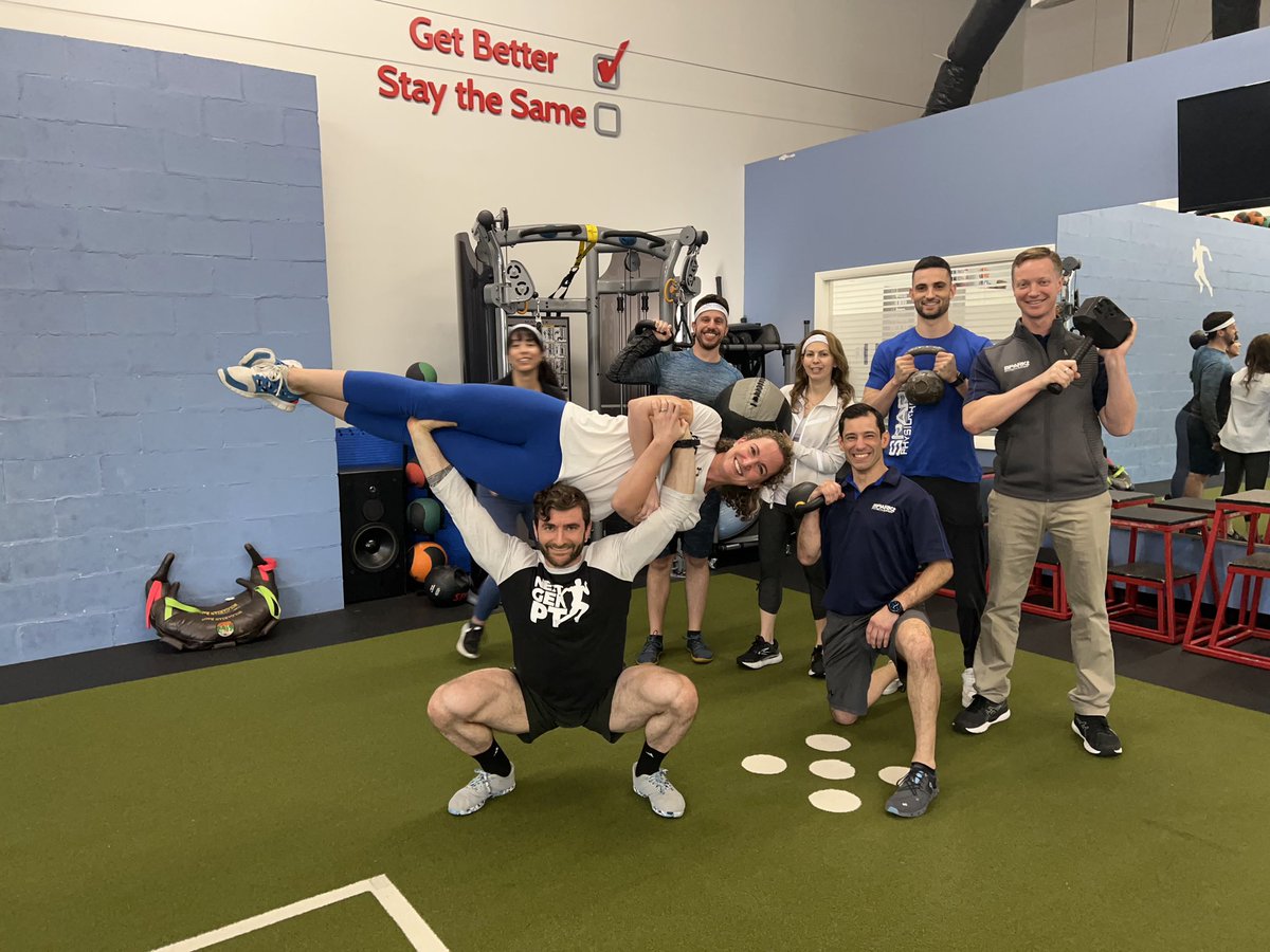 Thank you @SPARKphysio for a great workout and for hosting our team at your practice in Virginia to teach us more about patient-centered physical medicine. #StayTuned for more upcoming #physicaltherapy content with the team at SPARK!