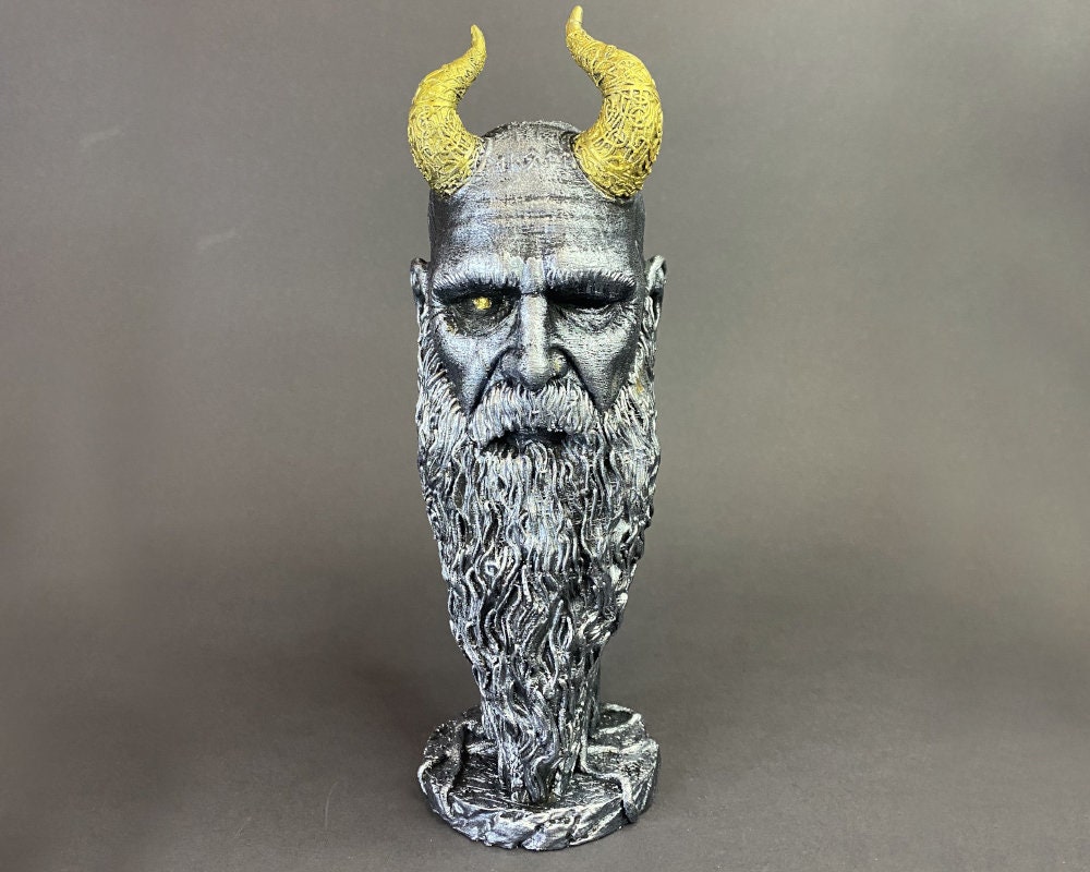 Eva3Design's tweet photo. Excited to share the latest addition to my #etsy shop: Mimir Statue, God Of War Mimir Figure, Video Game Gift, Collectible Figure 3D Printed, God of War Mimir Statue, God of War Mimir Bust https://t.co/e5KgRFkomO #thanksgiving #silver #bedroom #artdeco #tabletop #artno https://t.co/AVBWfzBSMk