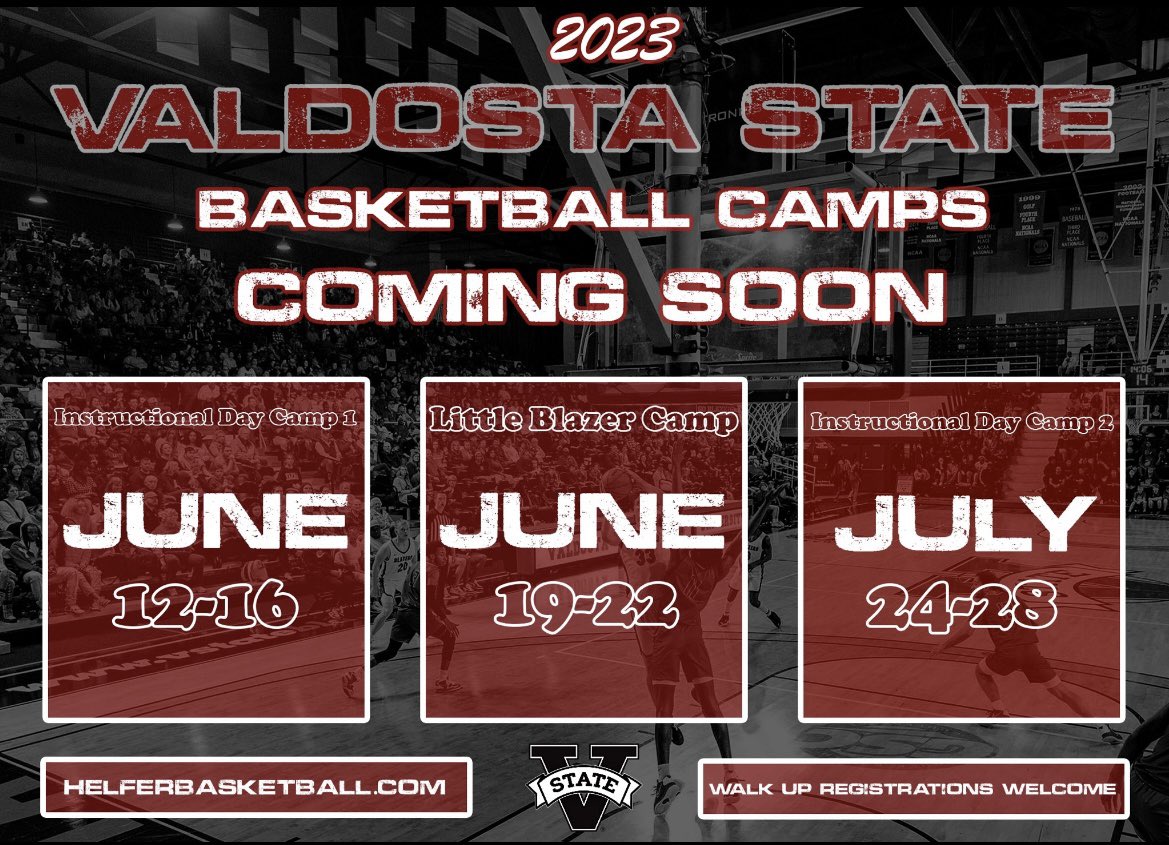 VState_MBB's tweet photo. 🚨🚨Camp season is just around the corner‼️ This is a great opportunity to get better at the game, meet new friends, and HAVE FUN! Go to https://t.co/dT0QMaWyxp to register today!! #BlazerNation #FutureBlazers https://t.co/fN7Zku4Maz