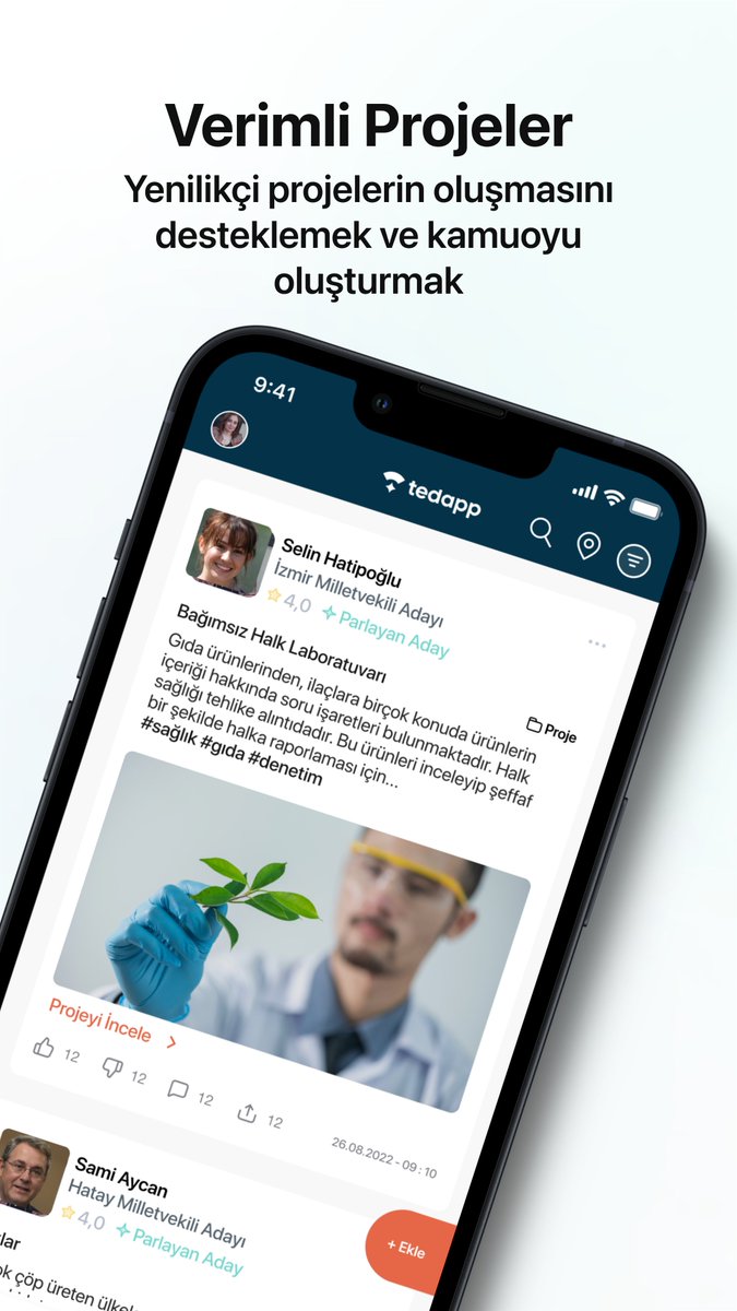UxmastStudio's tweet photo. Doğrudan Demokrasi, Yeni Fikirler ve Teknoloji: TedApp ✨

Ülkemizin demokrasi kültürüne daha çok katkı sağlamak için yola çıkan TedApp ile logo-markalaşma, kullanıcı deneyimi tasarımı(UX), mobil uygulama tasarımları (UI) konularında çalışmalar yürüttük.

Yoğun emeklerle... https://t.co/N6k1isLrec