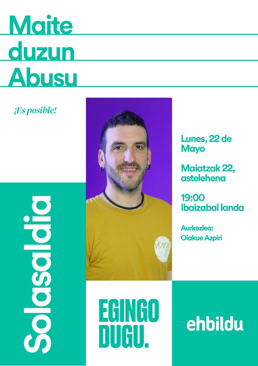 otxargorri's tweet photo. 🗓️Gaur #Abusu-n egongo gara @oiakuear eta biok auzorako ditugun proposamenak aurkezten.
📢Hoy toca compartir las propuestas que tenemos para La Peña #EgingoDugu https://t.co/Er5tEHPb8B
