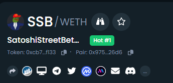 TalesOfTheFrog's tweet photo. "It's about rewriting the rules and sticking it to the banks, meme after meme, gain after gain."
*mic drop*
$SSB #SatoshiStreetbets #ssbarmy @SSBceo
https://t.co/0vguc4NJes
$KEKYA $BOB $RFD $GEN $PEPE $PSYOP $BEN
#CryptoTwitter #webflix @srpeters @Nakamigos @DeGodsNFT @pudgypenguins @apocalypticapes @xerocooleth @MaticOgEth @MarioNawfal