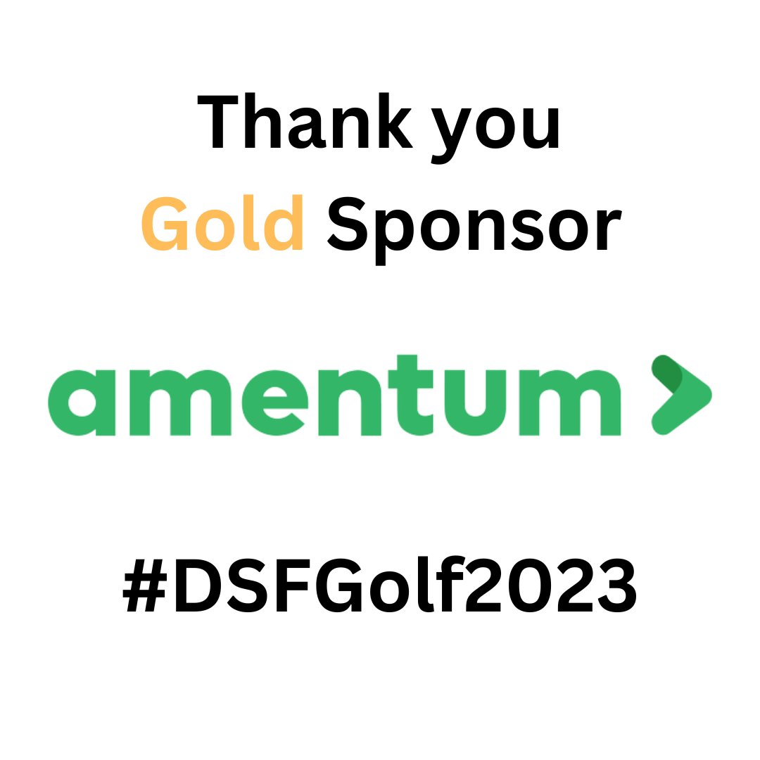 DiplomaticSecFn's tweet photo. Big #thanks to @amentum_corp for their gold #sponsorship of #DSFGolf2023! #weloveoursponsors #golfforacause #charitablegiving https://t.co/2AZradnray