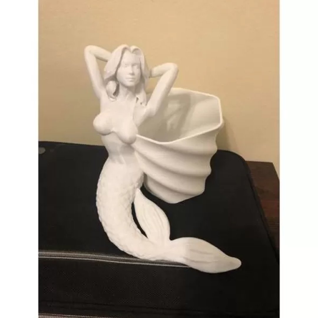 Add whimsy to your decor with the Mermaid flower pot!🌿 It's a unique focal point for any space. Perfect for desks, bookshelves, living rooms, bedrooms, and more!🐚

Find this model and more on our platform 👇
threeding.com/3d-model/16638…