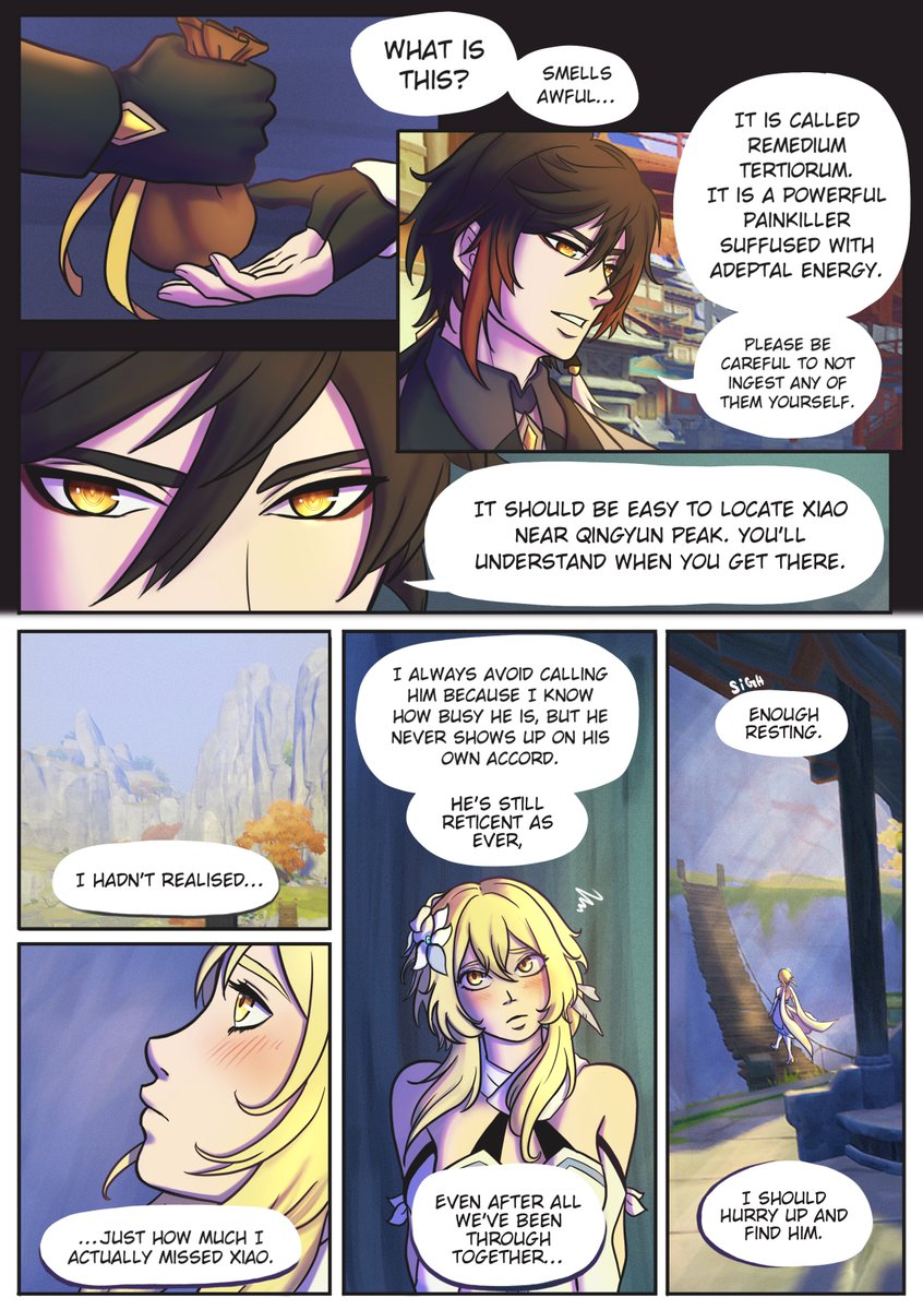 rod_nym's tweet photo. Remedium Tertiorum (part 1)

Aaa I’m so happy to finally post this! It will be an adaption of @ahocrowregi’s fic!✨ For now it’s just the intro, but if you’ve read it, you know what’s coming 👀

Thank you again, Regi! 💜

#xiaolumi #魈蛍 https://t.co/ZOyCcab8iJ