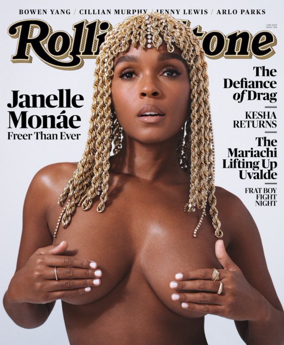 Janelle Monáe covers the latest issue of Rolling Stone magazine 📸