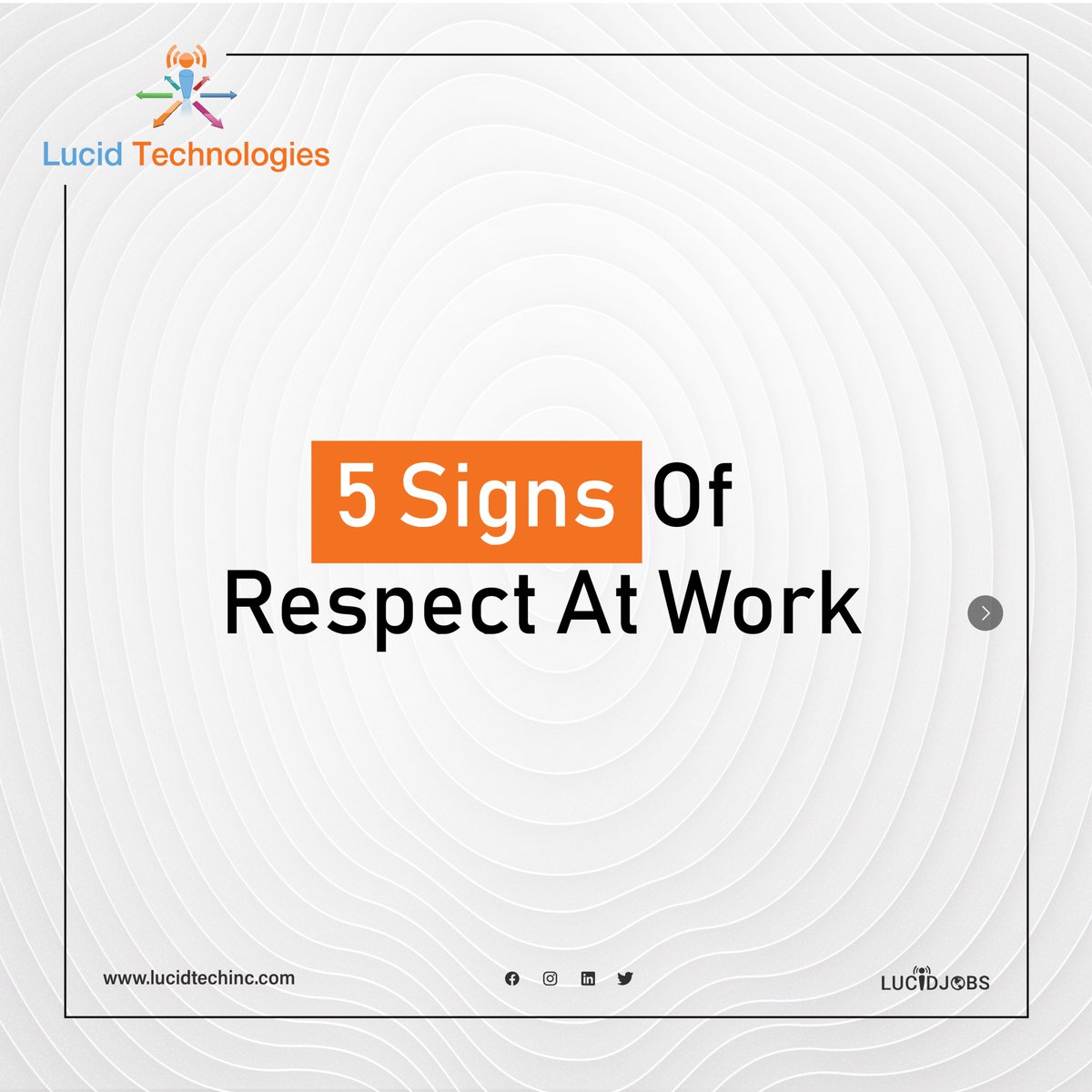 #positiveworkenvironment
To promote a respectful workplace, it is essential for each of us to be mindful of the following signs of respect 👇

To Know more: linkedin.com/feed/update/ur…

#respectatwork #professionalism