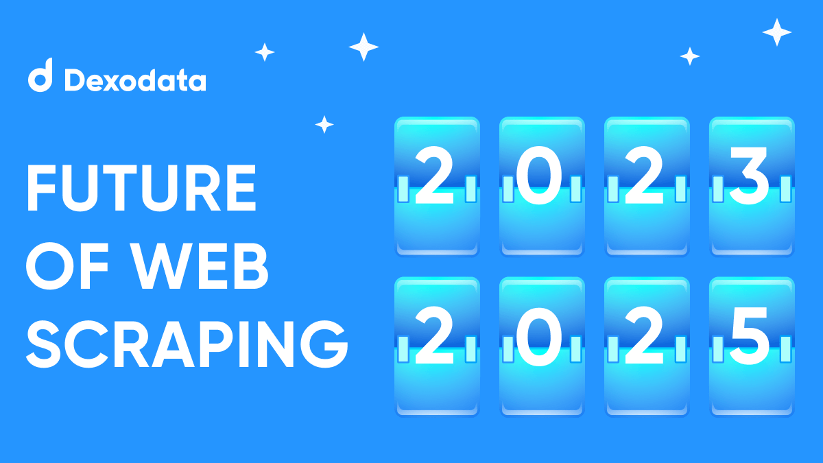 Here is how the future of #WebScraping looks, in the opinion of #Dexodata:

- #WebAnalytics based on #AI
- #DataHarvesting tools' customization
- Further market growth

Read more in our blog
dexodata.com/en/blog/look-i…