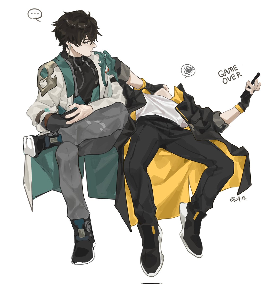 miemiebei's tweet photo. #崩壊スターレイル #HonkaiStarRail
#dancae #丹穹
#丹恒 #穹 https://t.co/GI4o16v2IX