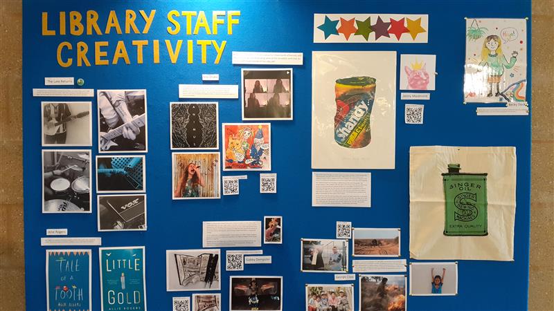 A late post for #CreativityandWellbeingWeek but also part of <a href="/FalmerLib/">Falmer Library, University of Brighton.</a> <a href="/SPHLibrary/">St Peters House Library, University of Brighton</a> response to May's #BrightonFestival #BrightonFringe - our library staff's creativity ...