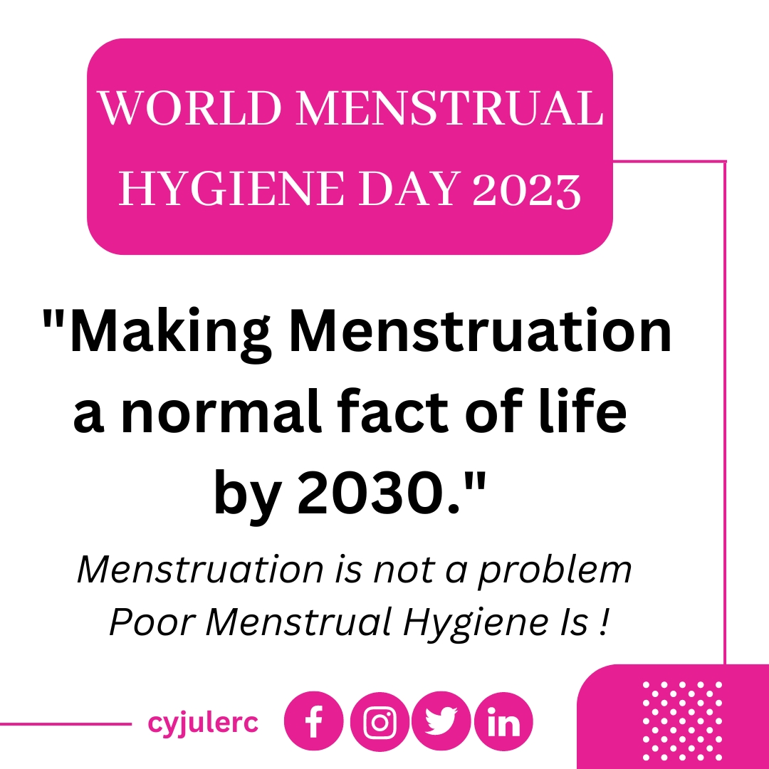 cyjulerc_2003's tweet photo. Starting the #mhday2023 campaign
"Menstruation is not a Problem, Poor Menstrual Hygiene Is! @SAAFfund @UKinCameroon @USEmbYaounde @CanadaCameroon @UNFPACameroon @inroadsGlobe @ippf https://t.co/Q7RjZJUJew