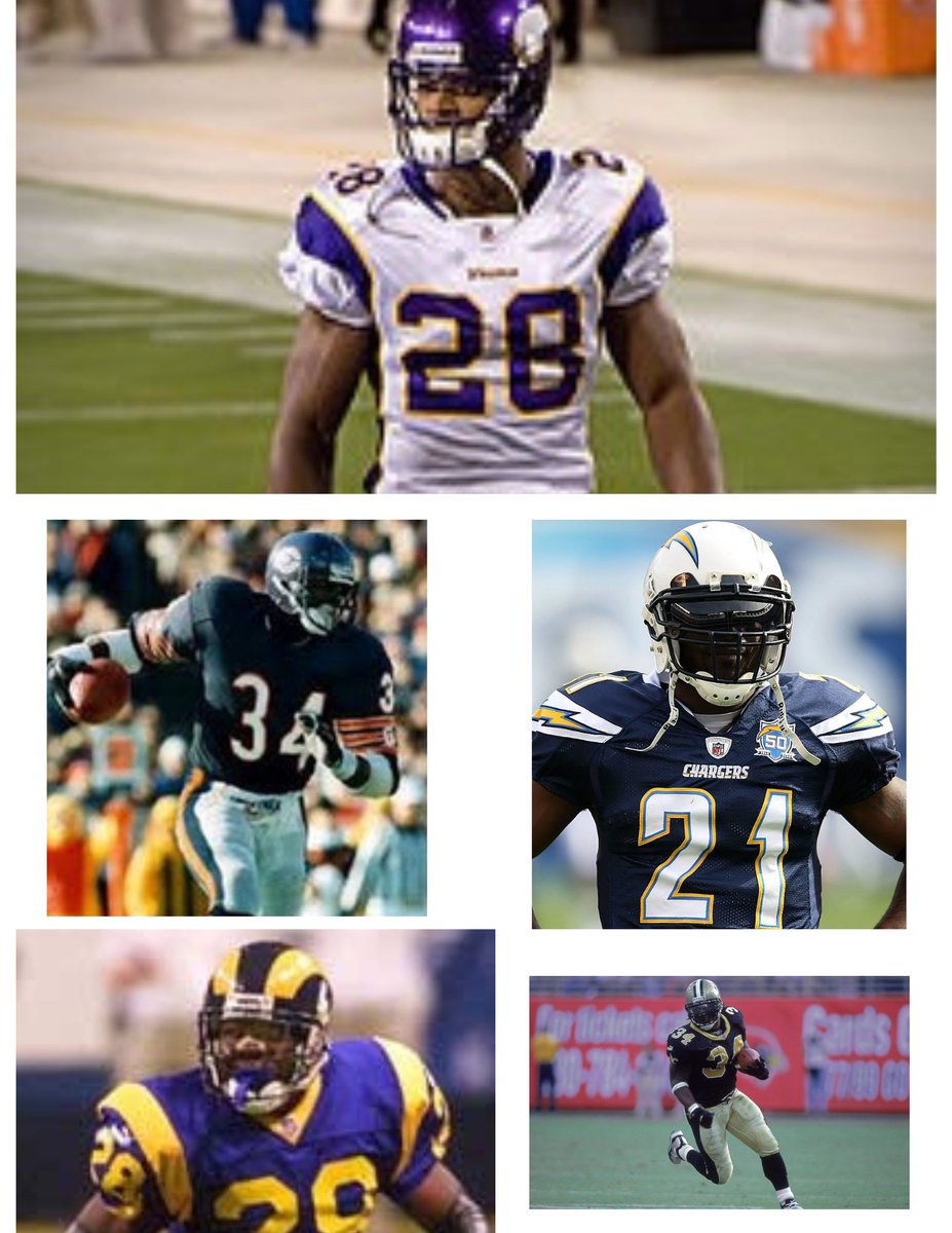 UnqualifyPod's tweet photo. Who has the better top 5 running backs? Jim Brown isn’t on the list, we both agreed he is the #1 of all time. So that’s why he’s not on either list. #NFL #instagramdown #podcast #PodcastAndChill 

Cade:                    Dj: https://t.co/2gsGMBQyrx