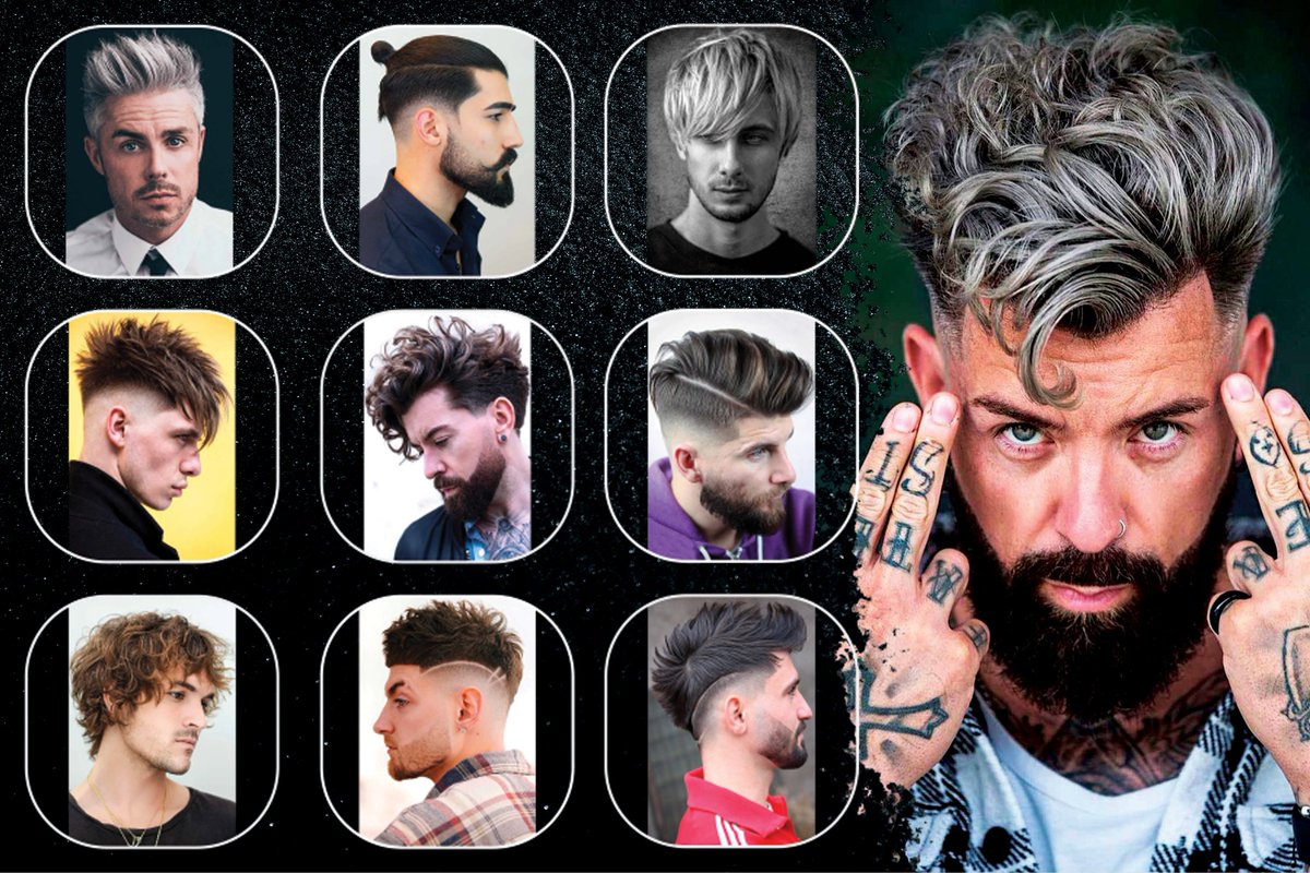 Hair Cutting styles poster for barber shops #barbarshop #hair #cuttingstyles #haircuts #professionalcuts #haircutting #posterdesign #artist #graphicdesigner #opentowork