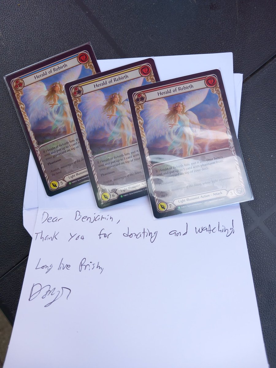 fabcastde's tweet photo. Thank you Dozr,
for giving the community the opportunity to receive these beautiful cards and support the people in the Ukraine.
@DozrFAB
#fleshandblood #fab #fabtcg
#podcast #fabcast #fabcastde
#supportukraine https://t.co/nY2HQOiXpi