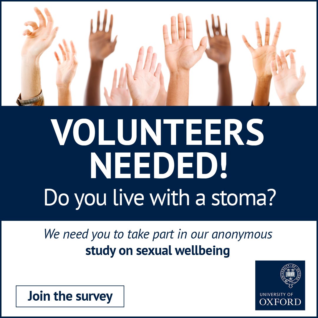 Your anonymous #response to our #survey can help shape #ostomy care. Good or bad, all #patient #experiences are invaluable sources of learning.  oxford.onlinesurveys.ac.uk/silent-stoma-c… #IBD #colorectalcancer #ileostomy  #colostomy. Pls RT