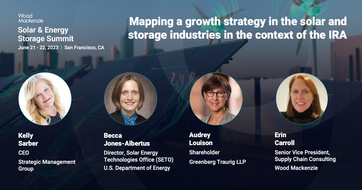 Wood Mackenzie Solar & Energy Storage Summit Wood Mackenzie on Twitter: "We're celebrating the incredible women