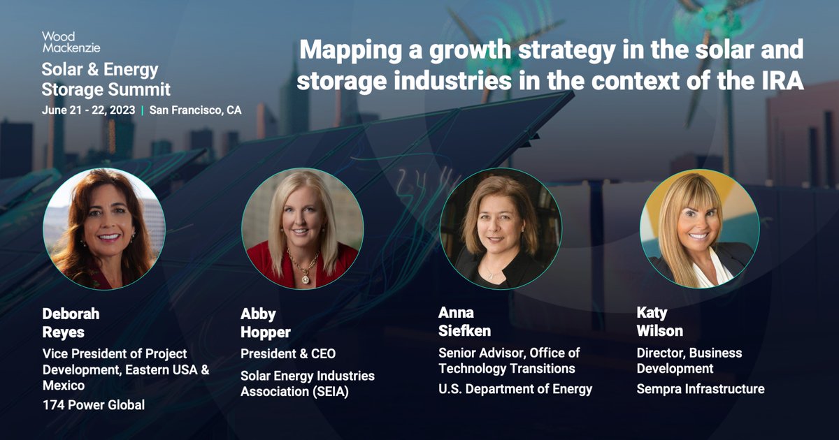 Wood Mackenzie Solar & Energy Storage Summit Wood Mackenzie on Twitter: "We're celebrating the incredible women