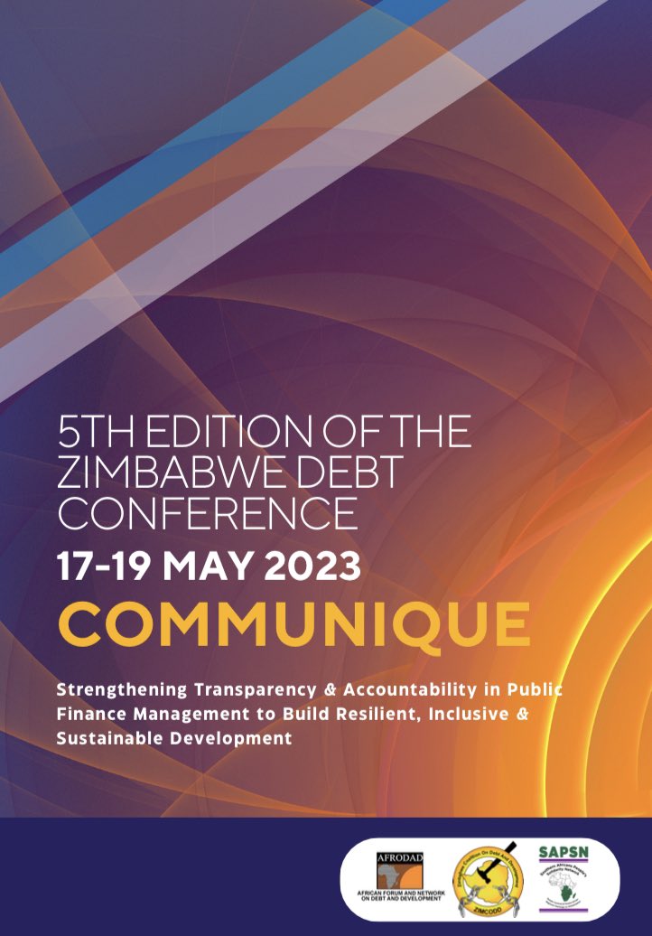 ZIMCODD1's tweet photo. A principal resolution of the just ended #ZimDebtConference is to conduct an independent #DebtAudit to ascertain who borrowed, for what use? & who is to pay back!
More: https://t.co/Qgi6T14sWJ https://t.co/Du350AJho6