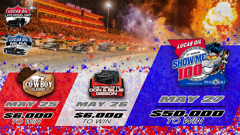Show-Me 100 sponsor's luncheon scheduled for noon Saturday at Lucas Oil Speedway conta.cc/43cGSmg