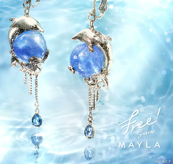 Free! will be getting new earrings from Mayla under the label of