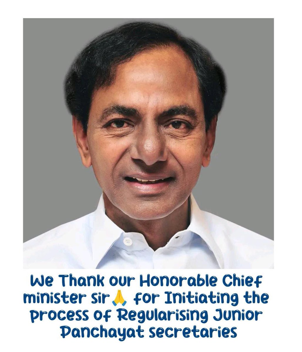 tpsf2019's tweet photo. @TelanganaCMO Thank you very much sir @TelanganaCMO 🙏🙏 https://t.co/mI1jt0TqUD