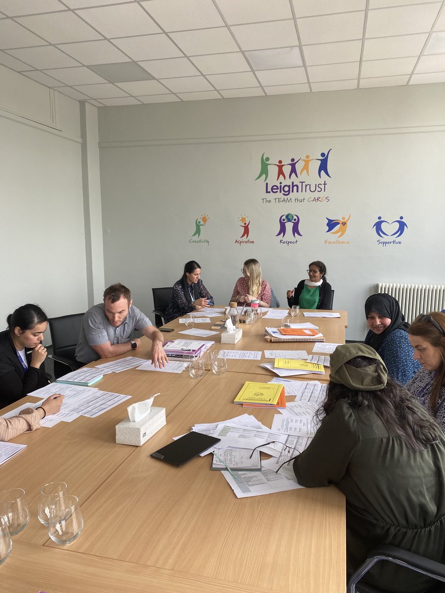 Fantastic EYFS profile moderation meeting this afternoon at Leigh Trust!
Thank you to the Eyfs staff from Leigh Trust, ⁦<a href="/GreetPrimary/">Greet Primary School</a>⁩ and The Rosary for coming. Amazing professional conversations and collaboration! #leightrustb8
⁦@MrsRYasmeen⁩ ⁦<a href="/LeighTrustCEO/">Rehana Yasmeen</a>⁩