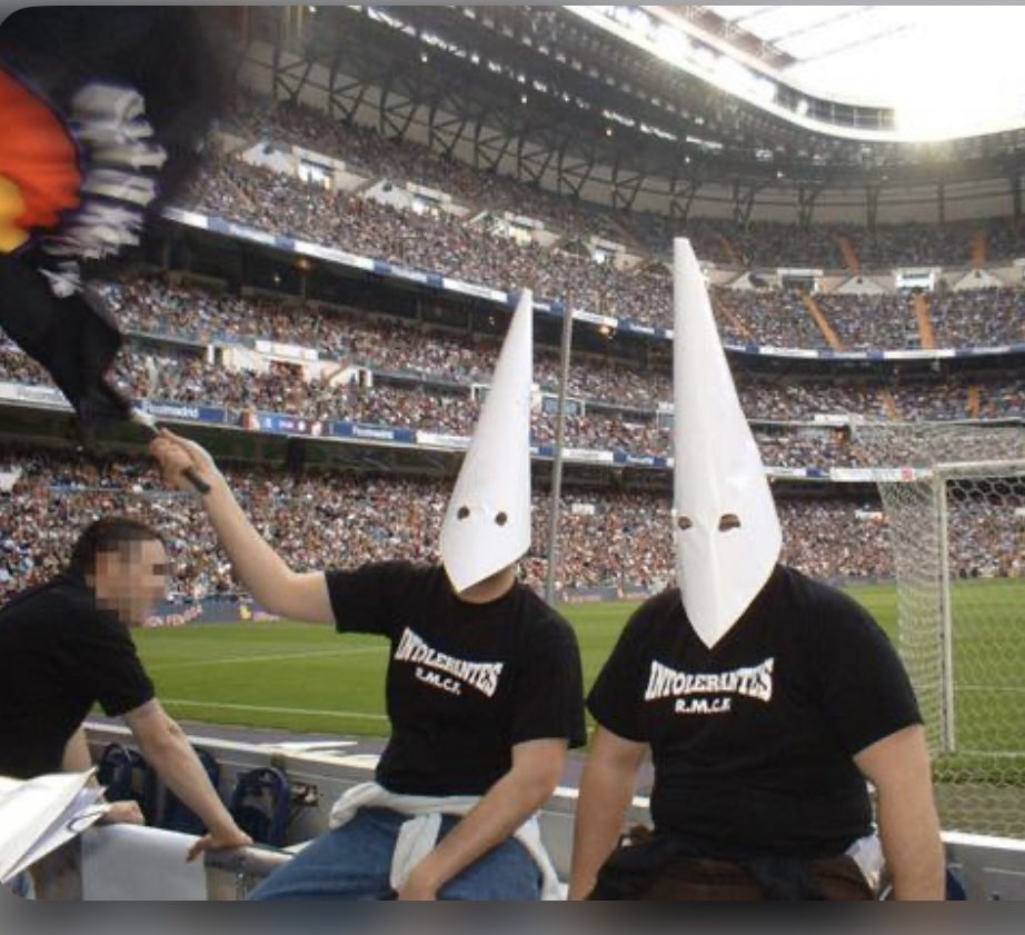 MemelenciaFC's tweet photo. Nos viene a dar lecciones de respeto y derechos humanos la afición del Real Madrid. Sí, la del REAL MADRID. https://t.co/thdBNGc4Nj