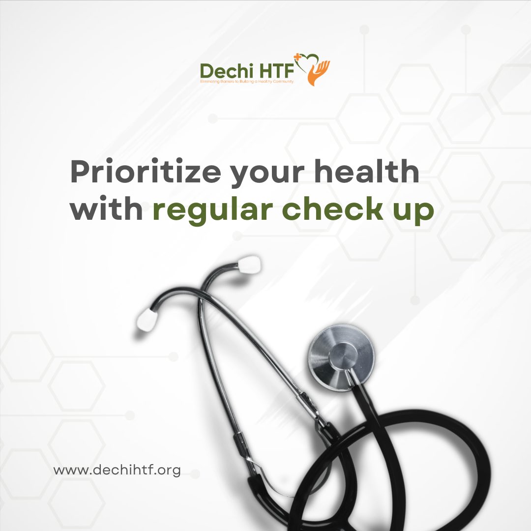 Dechi_HTF's tweet photo. Regular checkups are not only crucial for identifying and treating health issues but also for promoting a proactive and a preventive approach to your well-being. 

#dechihtf #checkuptime #healthcareinnigeria #healthcareindustry https://t.co/n3pEHpCU3s