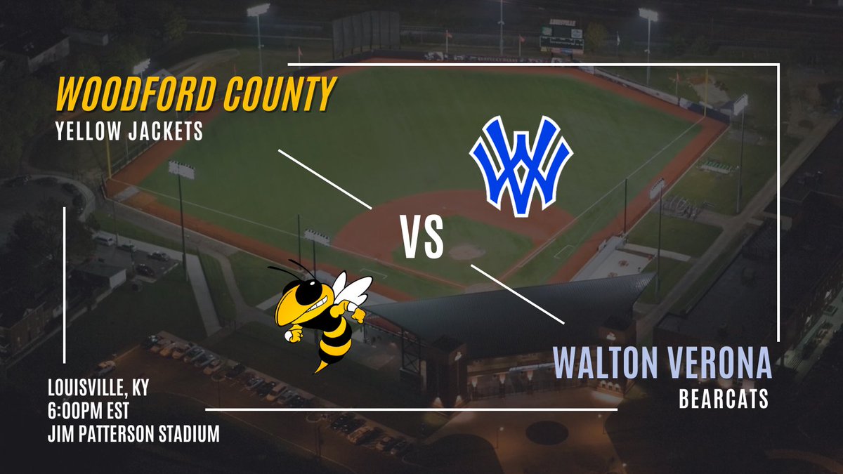 YELLOW JACKET GAMEDAY 🚨

🆚: Walton-Verona
🕛: 6:00 PM
📍: Jim Patterson Stadium (UofL)

8th Region Semi-Finals! 

#LEAVENODOUBT