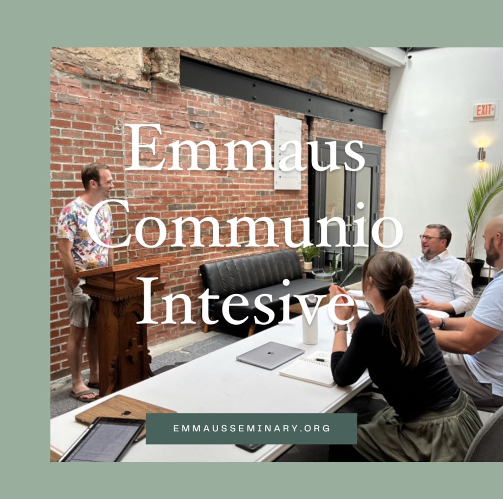 EmmausSeminary's tweet photo. What a joy it was to gather as students, faculty, and churches at Emmaus’s end of term Communio Intensive.
Thank you to all that participated, hosted, and fellowship led with us.
Enjoy your Summer and we will see you in the Fall!
#EmmausSeminary #Communio https://t.co/2GJCpMjbef