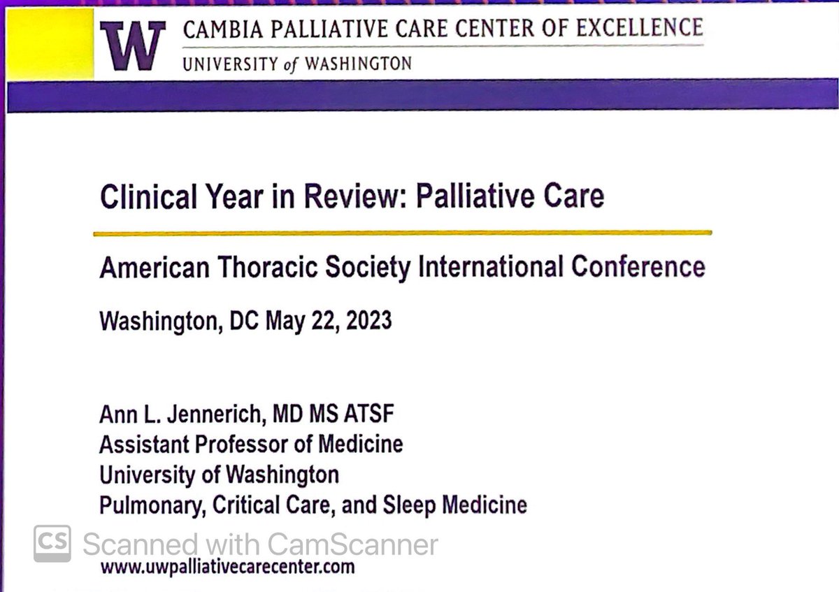 gretchemaben's tweet photo. Next we will talk about studies in palliative care! #ATS2023 https://t.co/DQKlTVT8fy