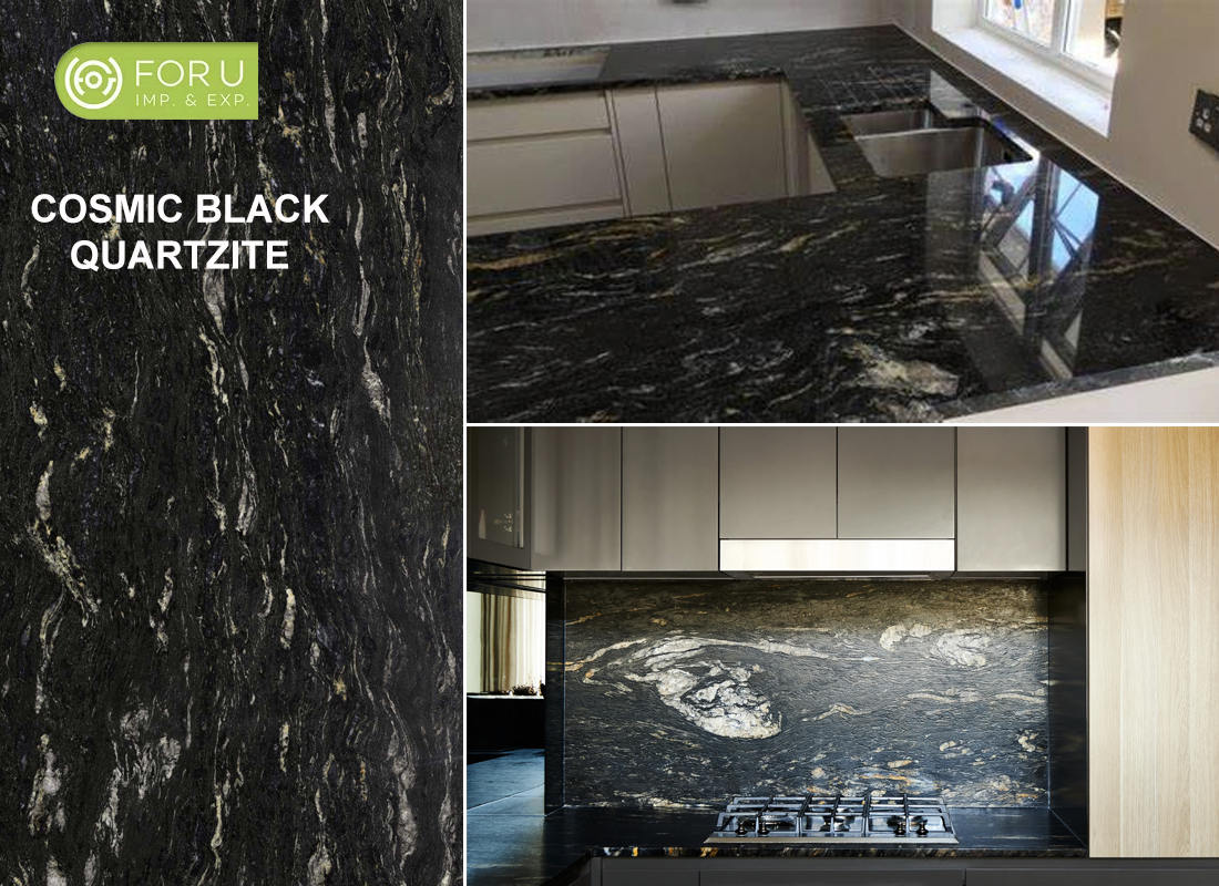 Cosmic Black Quartzite Slabs For Kitchen and Bathroom Countertops ｜ FOR U STONE

wa.me/8613655955495， E-mail: Foru@forustone.com
#cosmicblackgranite #cosmicblackquartzite #cosmicblackquartzitecountertops #homeprojects #forustone
forustone.com/products/grani…