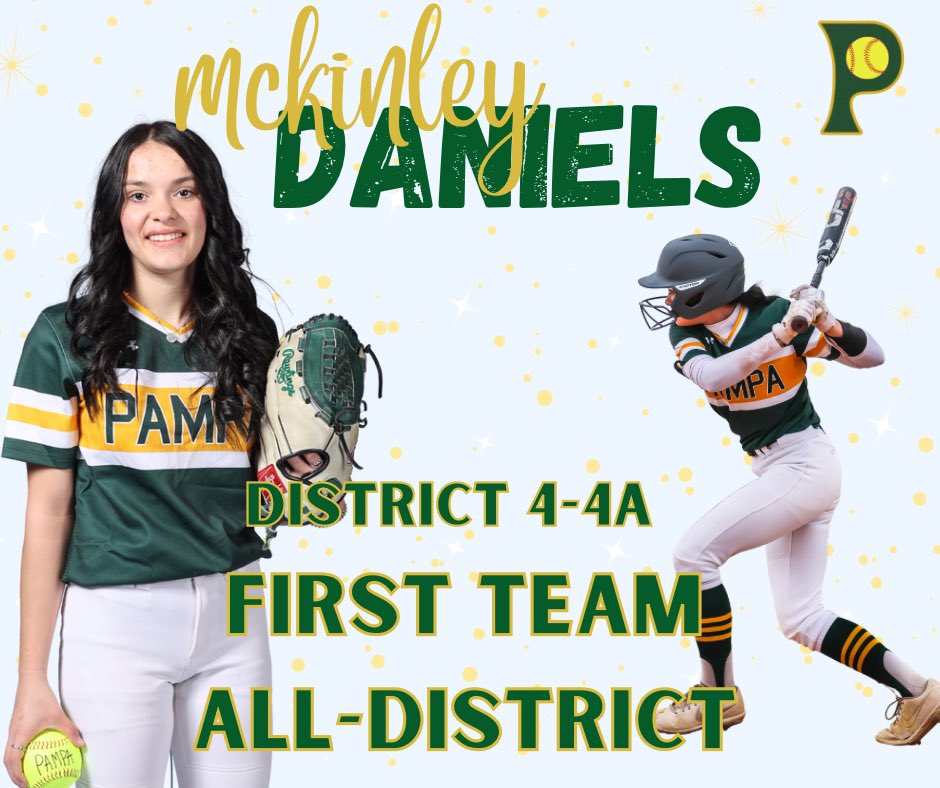 District 4-4A first team all district…Mckinley Daniels.